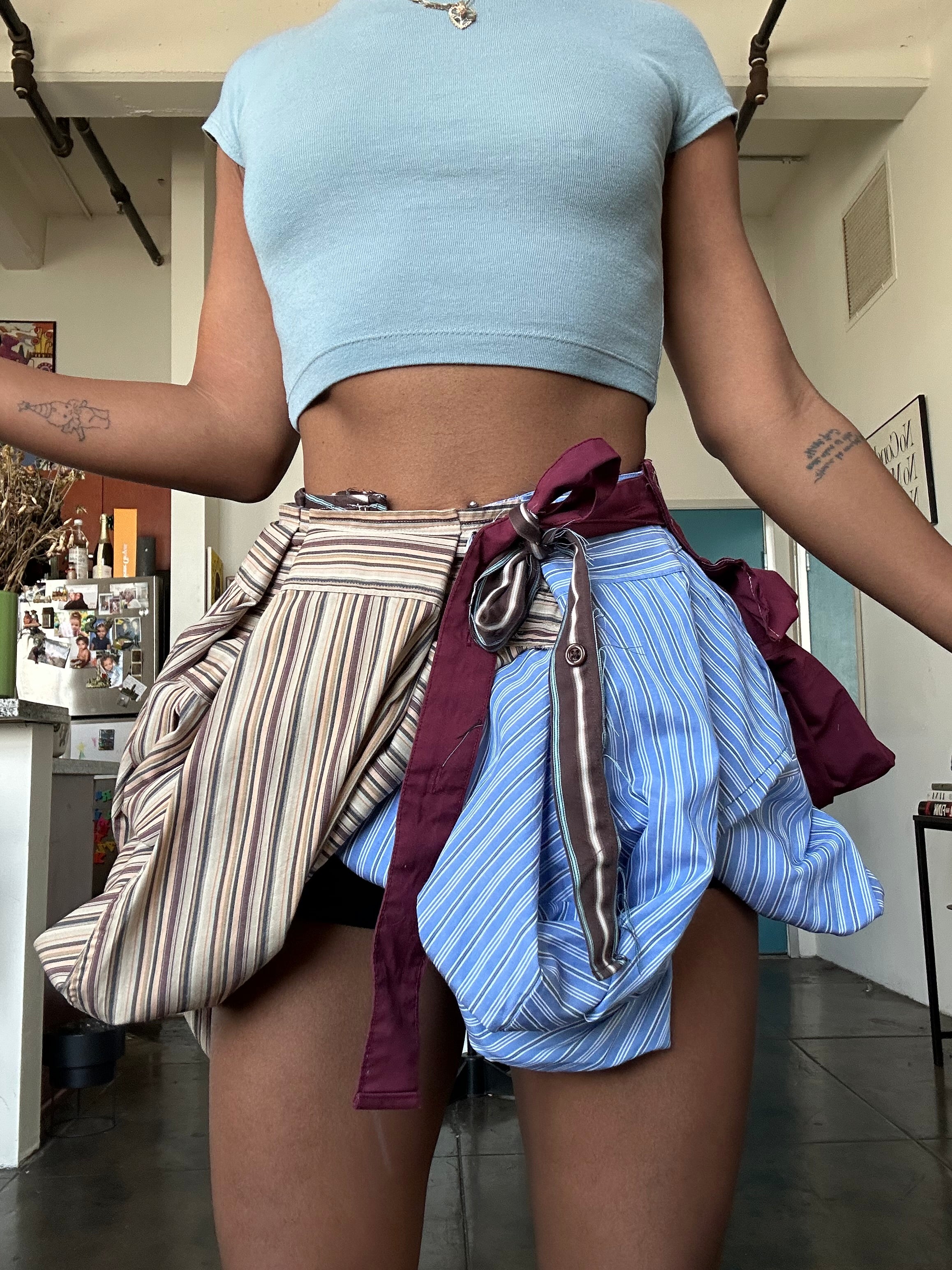 MINI SHIRT SKIRT