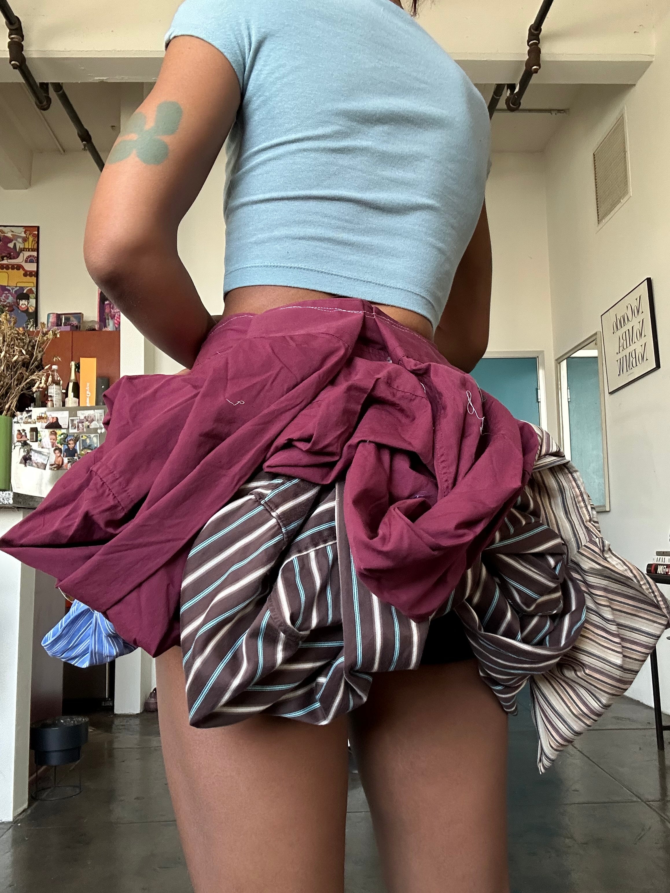 MINI SHIRT SKIRT
