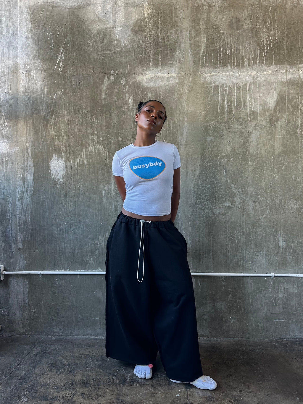 BUSY CUT SWEAT PANTS