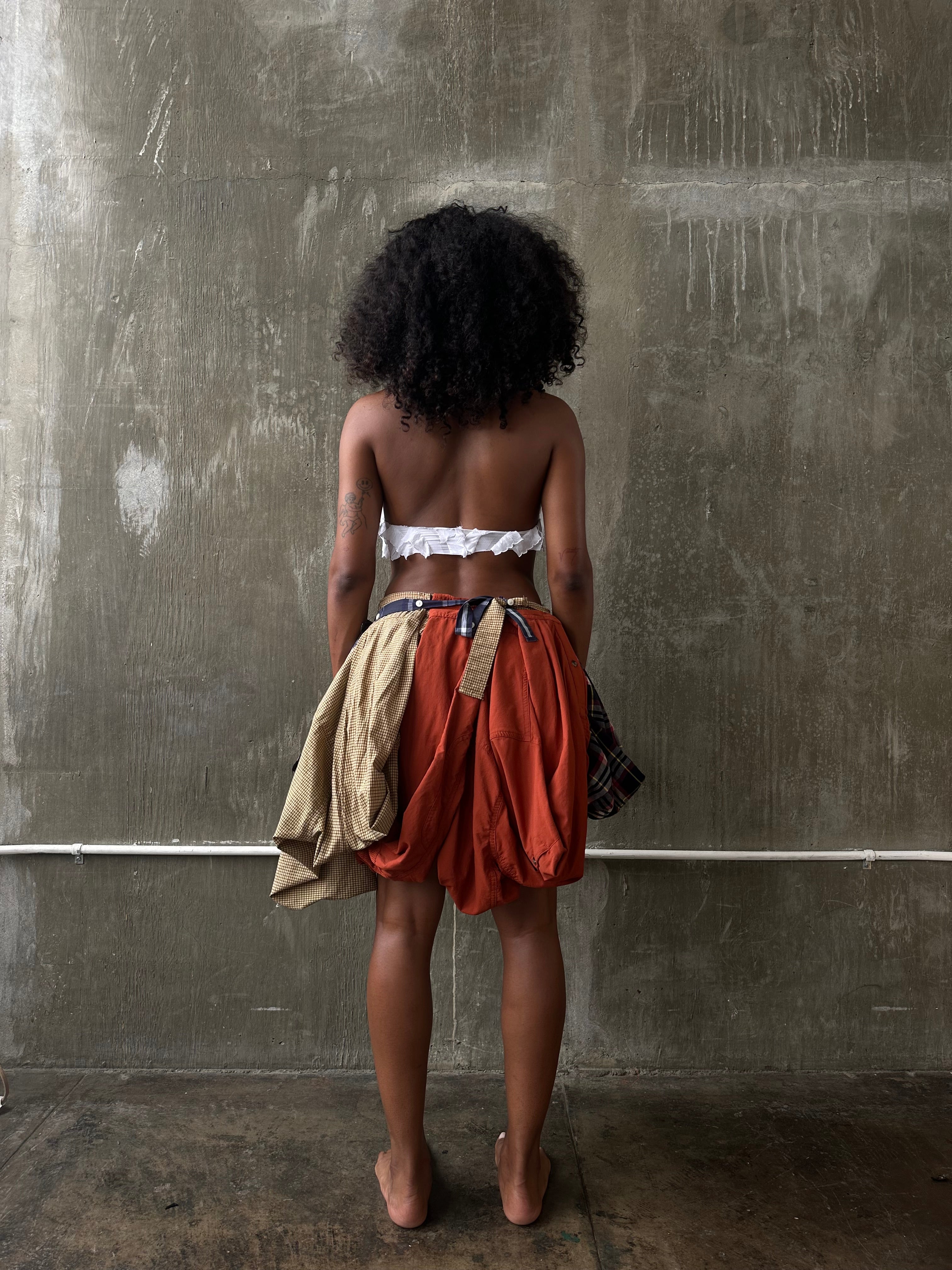 CUSTOM MINI SHIRT SKIRT