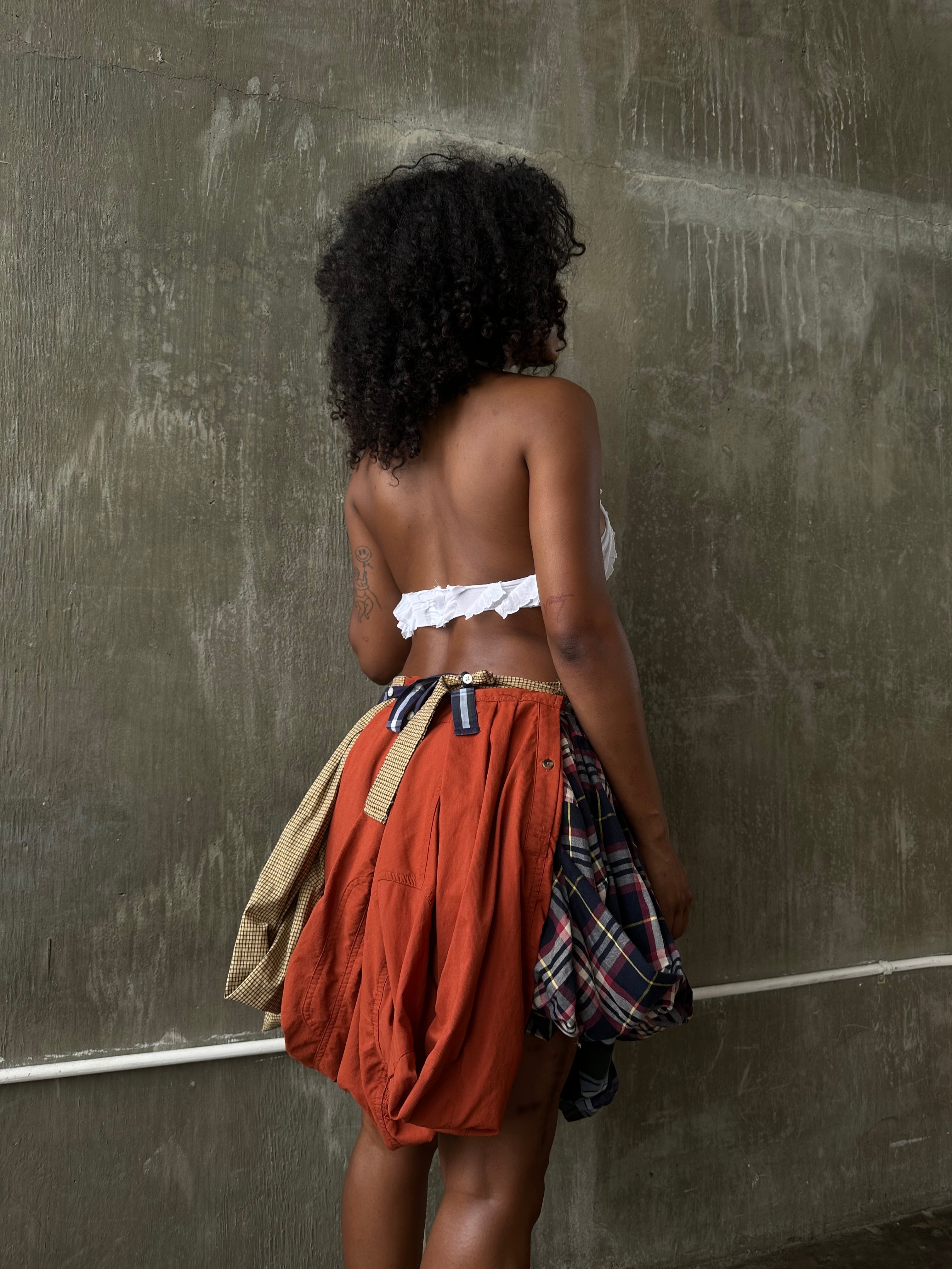 CUSTOM MINI SHIRT SKIRT
